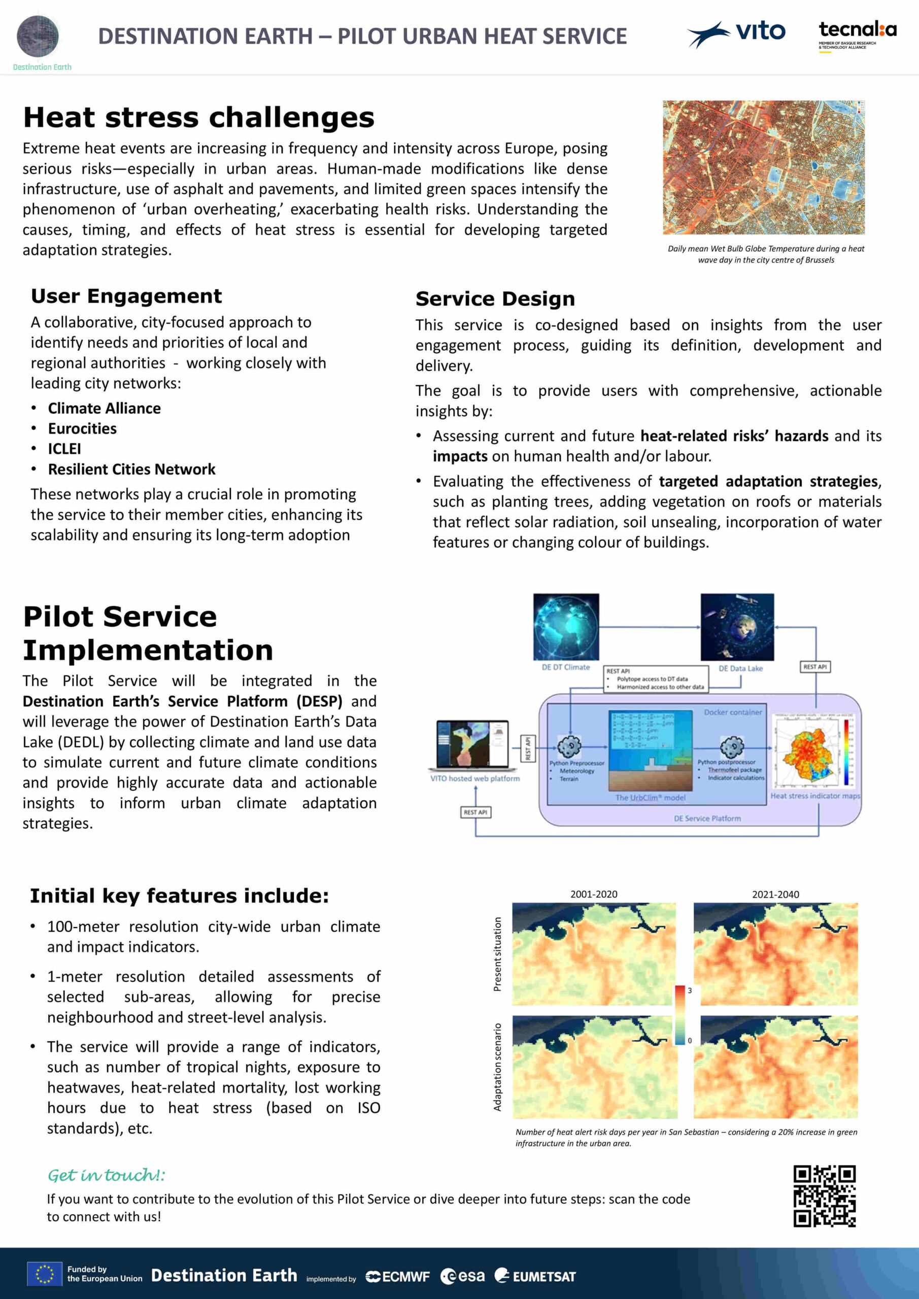 DESTINATION EARTH - PILOT URBAN HEAT SERVICE