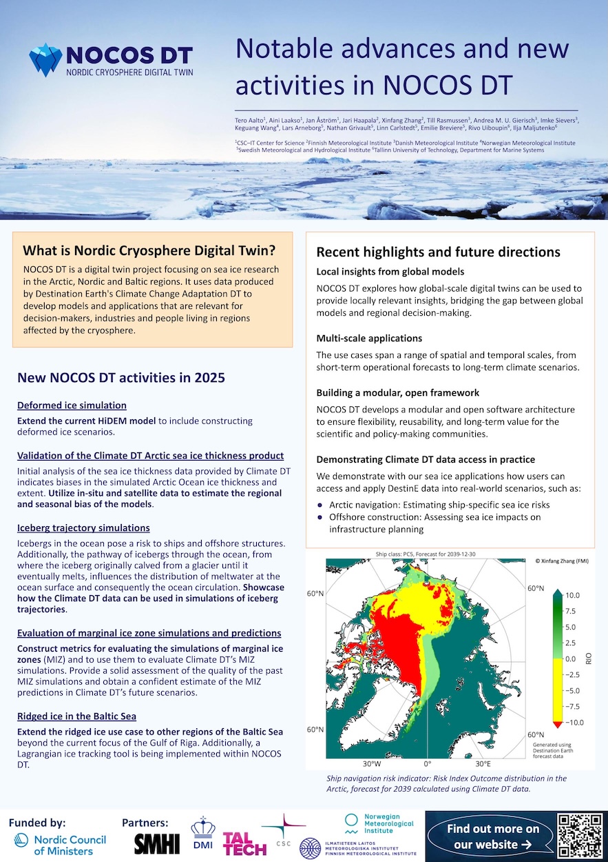 Notable advances and new activities in NOCOS DT